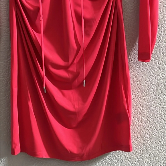 Michael Kors Halter Strap Long Sleeve Mini Dress Size Medium - Picture 6 of 8